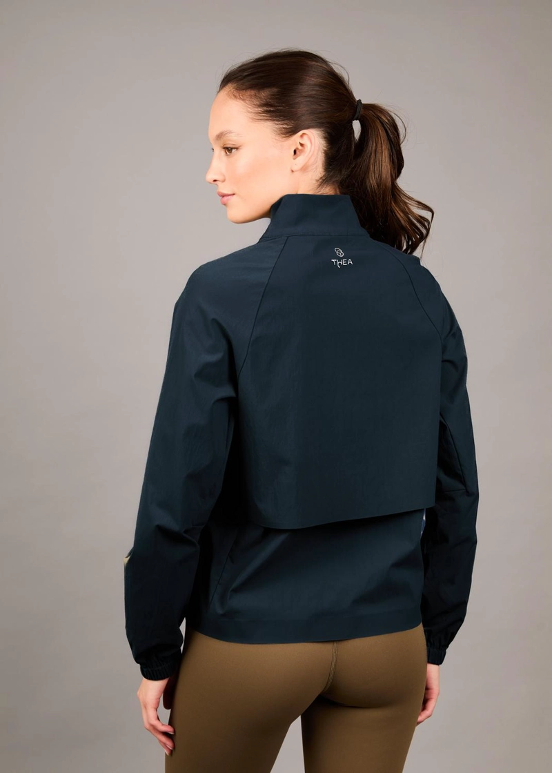 CHAQUETA CORTAVIENTO LIGERO TIAMAT NAVY - 2