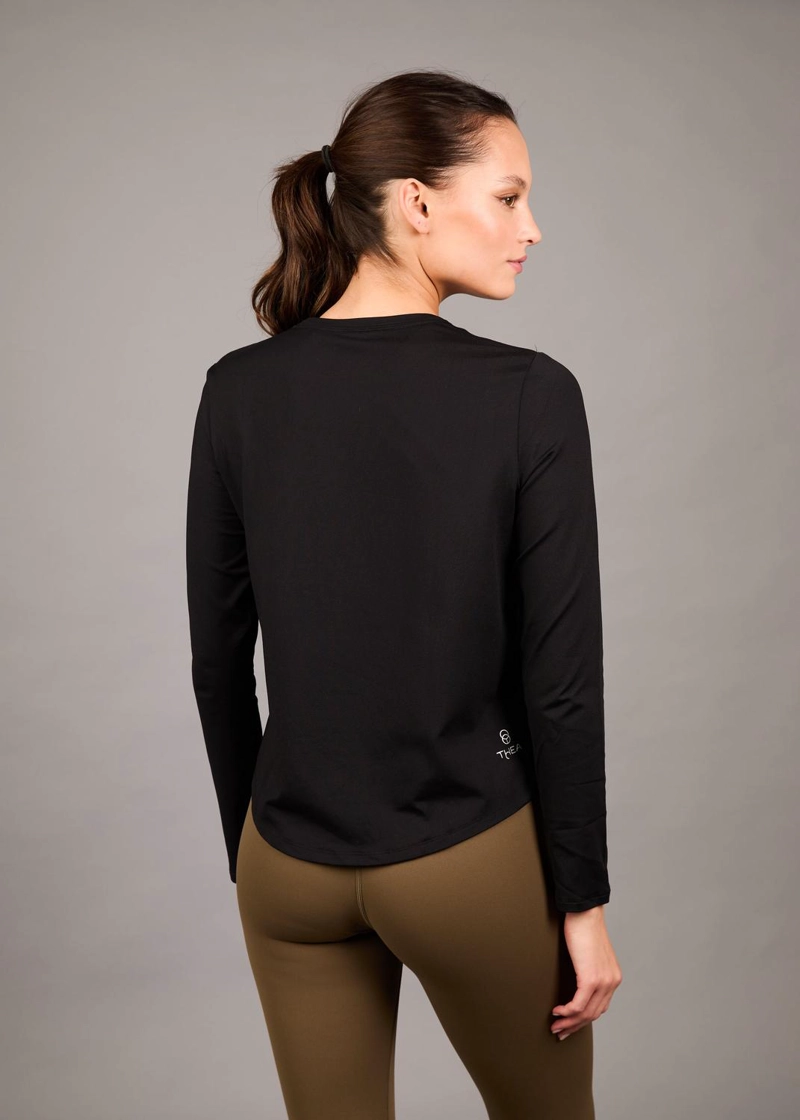 POLERA MAWU BLACK - MANGA LARGA - 3
