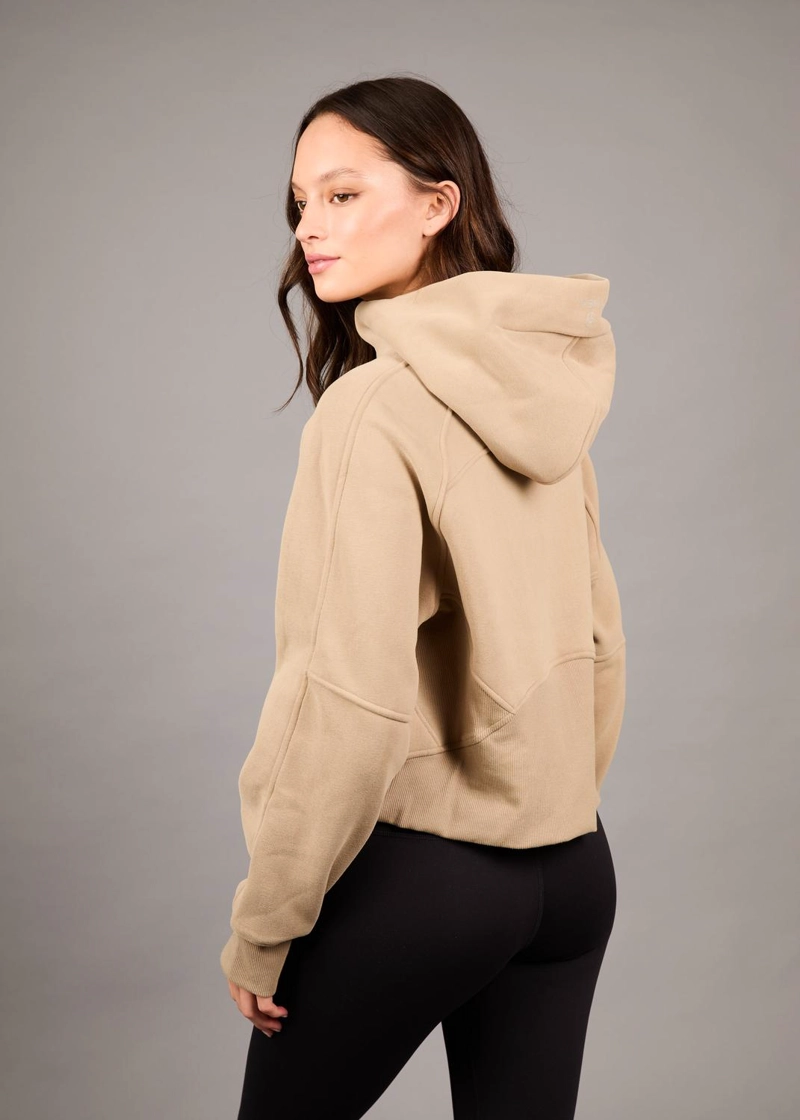 POLERON KISHAR KHAKI CON CAPUCHA - 7