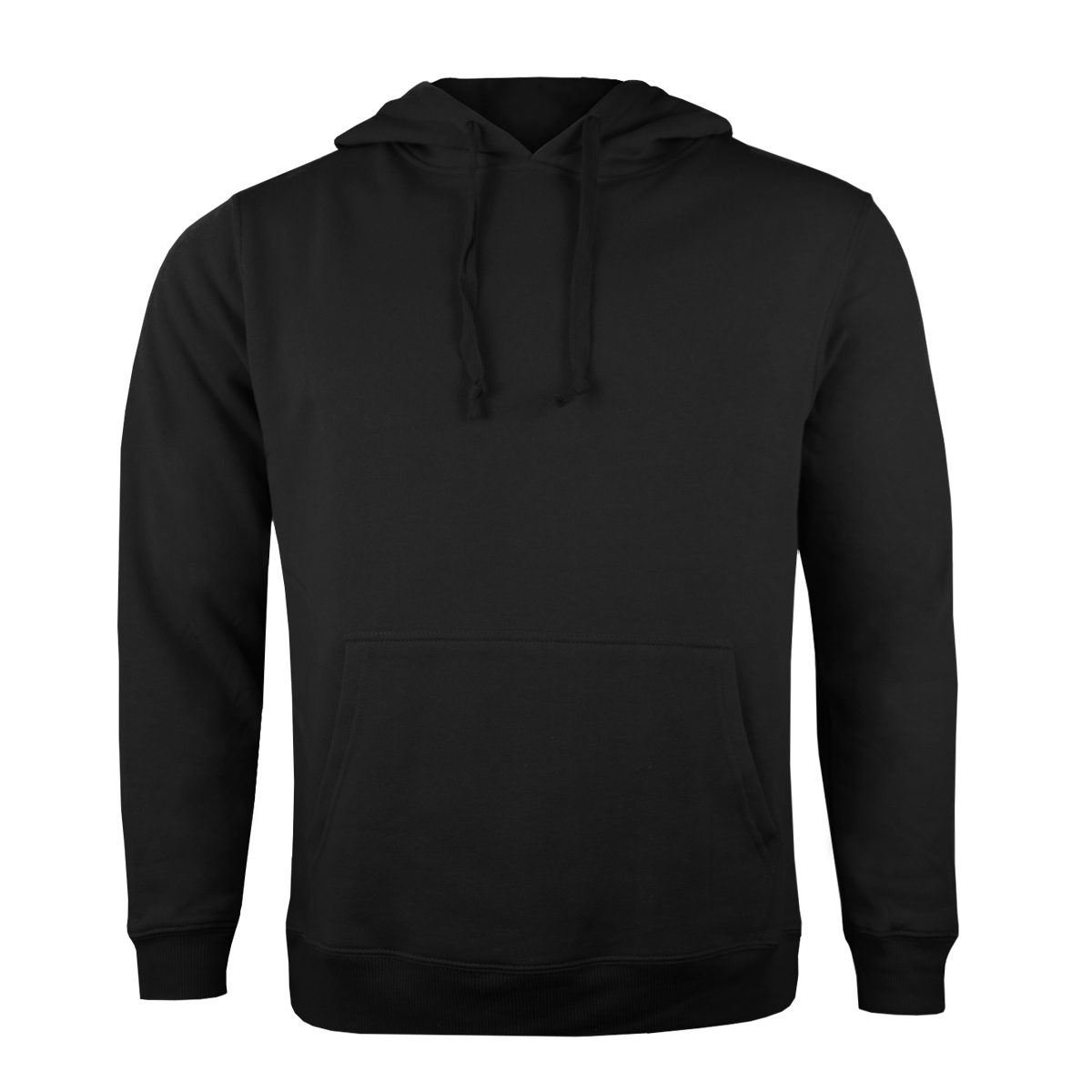 POLERÓN CANGURO UNISEX NEGRO - 1