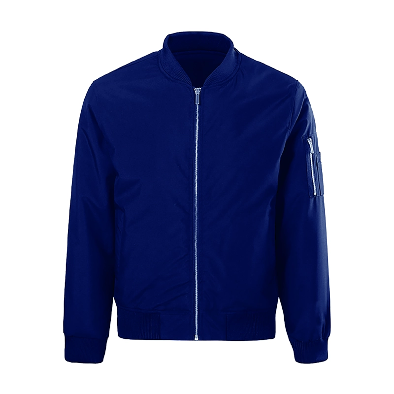CHAQUETA BOMBER CASUAL HOMBRE AZUL MARINO - 1