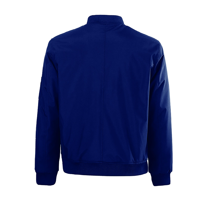 CHAQUETA BOMBER CASUAL HOMBRE AZUL MARINO - 3