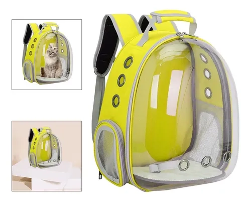 BOLSA DE VIAJE PARA MASCOTA MOCHILA TRANSPARENTE - 2