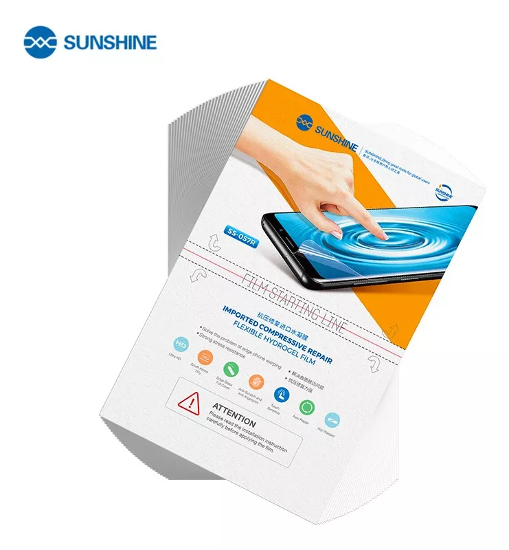 LAMINA HIDROGEL SUNSHINE PARA XIAOMI MI BAND 8 PACK 9 UNIDADES - 5