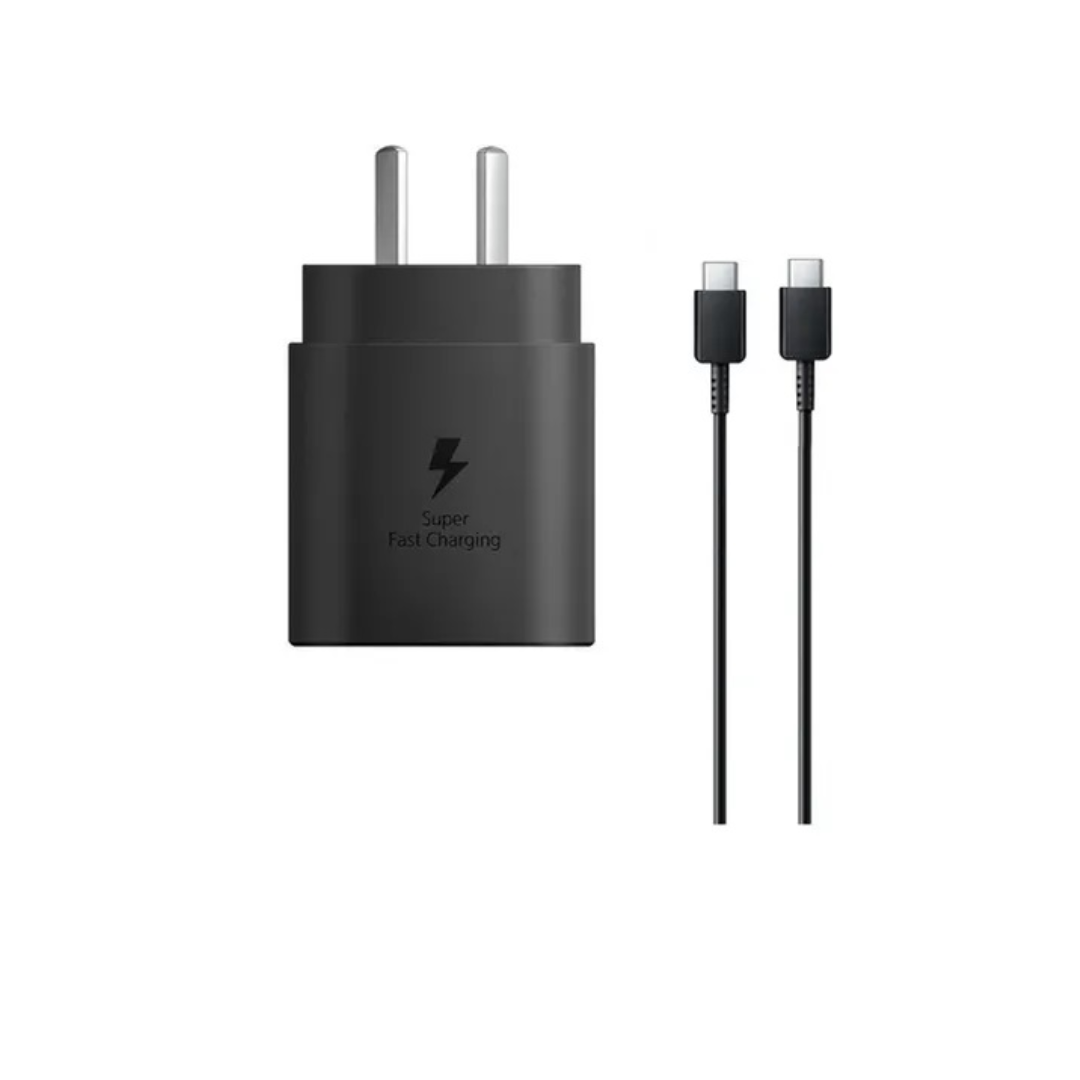 CARGADOR ORIGINAL SUPER CARGA RÁPIDA SAMSUNG GALAXY 25W + CABLE C - 3