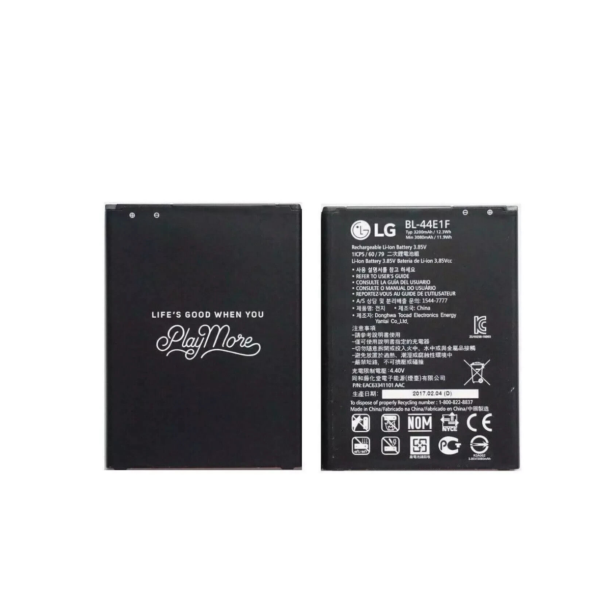 BATERIA ORIGINAL LG STYLUS 3 - V320 MODELO BL-44E1F 3000 MAH - 2