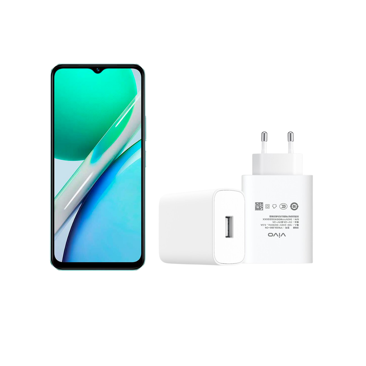 CARGADOR ORIGINAL VIVO 15W + CABLE TIPO C GENUINO - 6