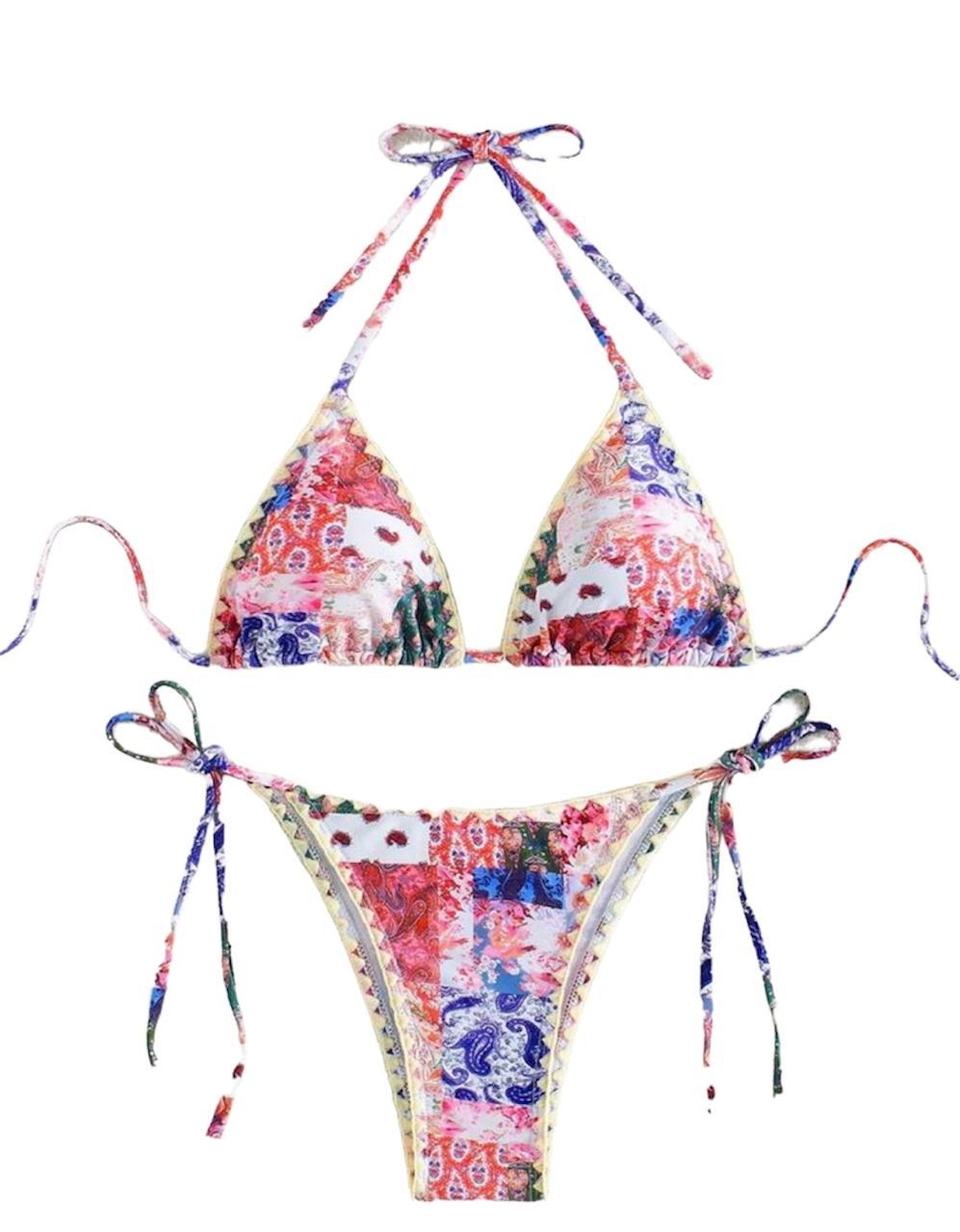 TRAJE DE BAÑO MUJER ESTAMPADO PAISLEY - 4