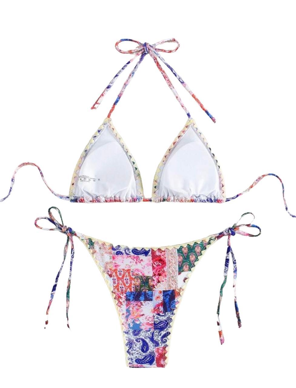 TRAJE DE BAÑO MUJER ESTAMPADO PAISLEY - 5