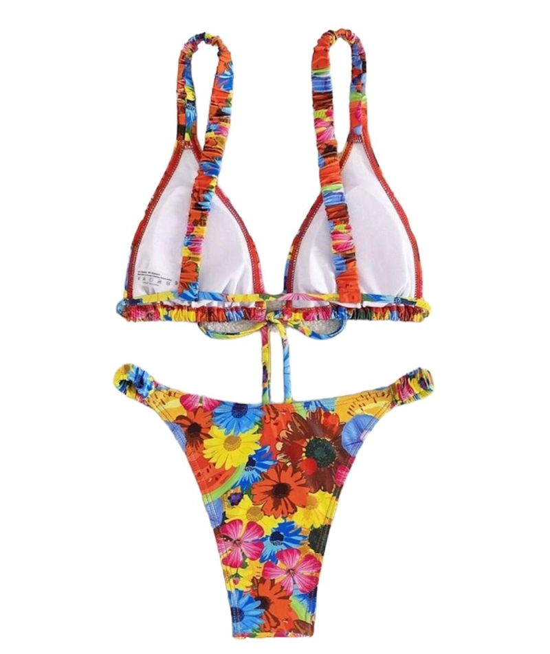 TRAJE DE BAÑO MUJER ESTAMPADO FLORAL - 4