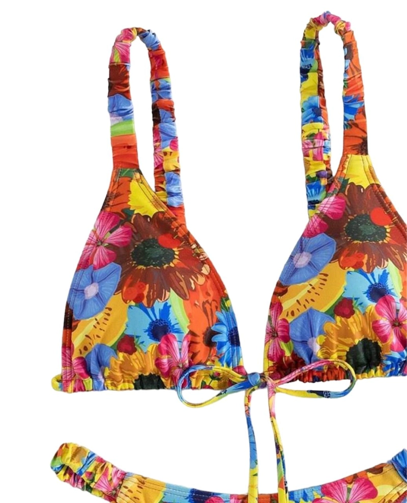TRAJE DE BAÑO MUJER ESTAMPADO FLORAL - 5
