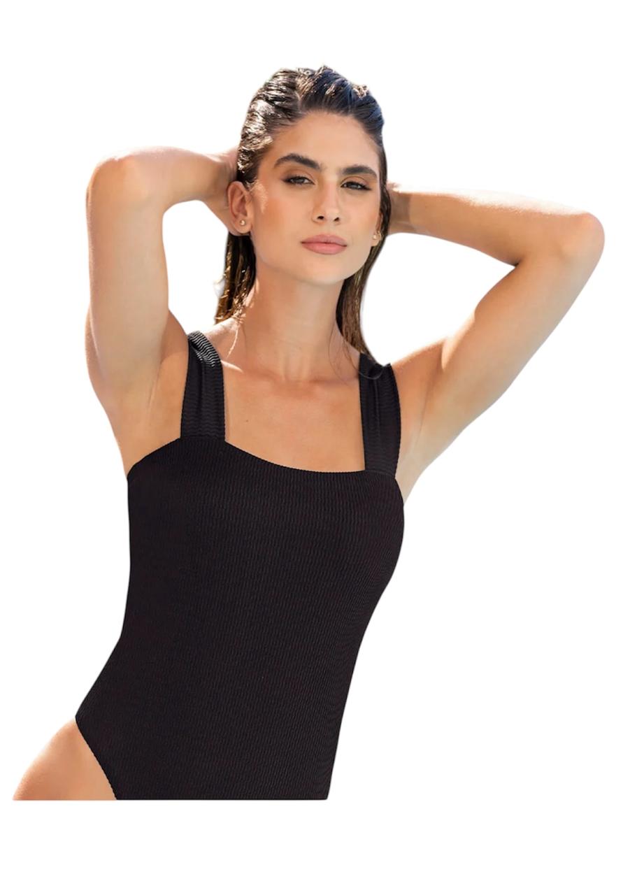 TRAJE DE BAÑO MUJER ENTERO ESCOTE CUADRADO - 3
