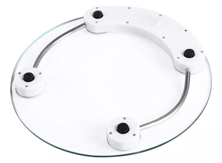 BALANZA EIT TECNOLOGÍA PAQUETERÍA REDONDA BAÑO DIGITAL VIDRIO TEMPLADO 30 CM + PILA 180 KG T356 - 2