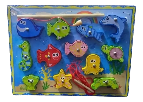 SET JUGUETE DIDACTICO PESCADO MAGNETICO - 1