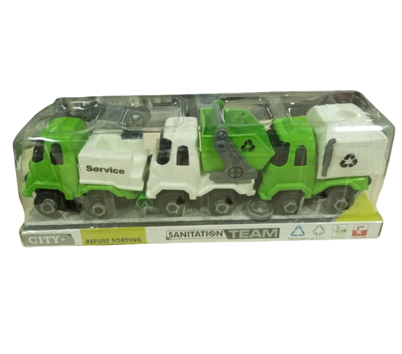 JUGUETE MINI CAMION BASURA 32 X 9CM - 1