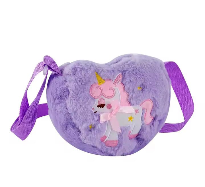 CARTERA LINDA UNICORNIO NIÑA 20X16CM - 1