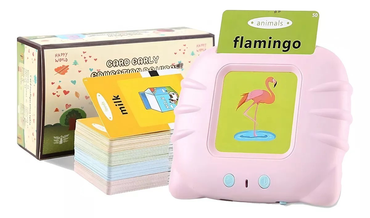 JUEGO DIDACTICO APRENDIZAJE TARJETAS LECTURA ESPAÑOL 224 PALABRAS NIÑOS - 1