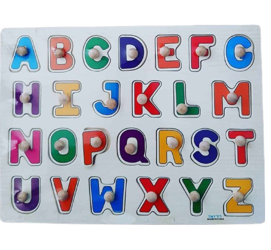 SET ENCAJE DIDACTICO MADERA LETRAS NIÑOS - 1