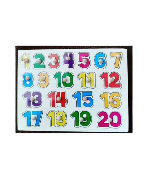SET ENCAJE DIDACTICO MADERA NUMEROS NIÑOS - 1