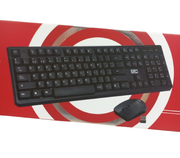 KIT TECLADO Y MOUSE GTC CBG023 INALAMBRICO ESPAÑOL - 2