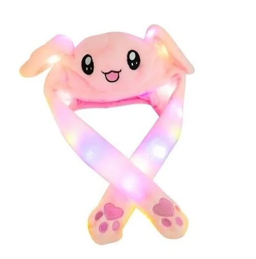 GORRO DE CONEJO LUMINOSO LUZ LED - 4