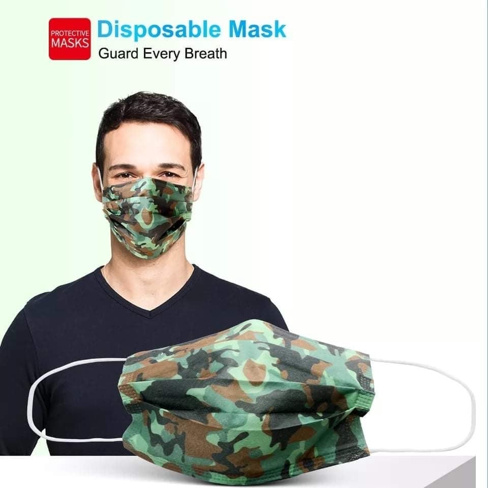 PACK 50 MASCARILLAS SURTIDAS 3 CAPAS ADUTO - 1