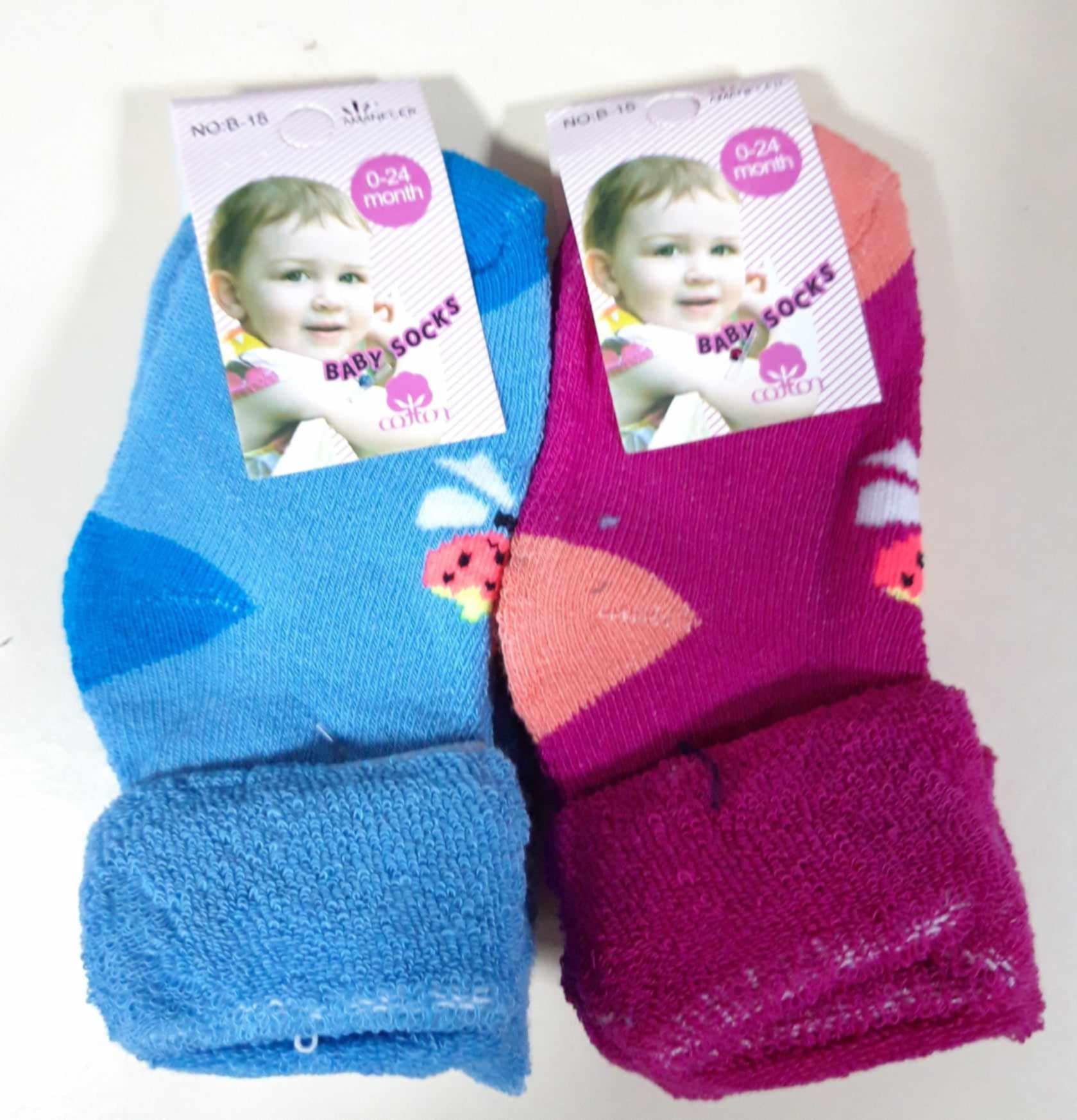 PACK 4 PARES CALCETINES BEBE 0 MES A 12 MESES - 1