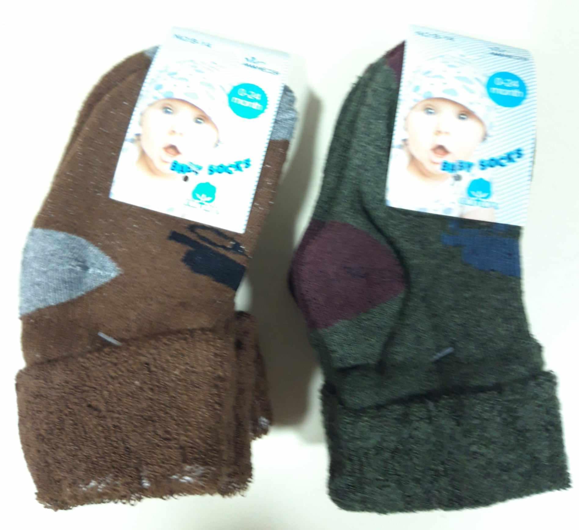 PACK 4 PARES CALCETINES BEBE 0 MES A 12 MESES - 1