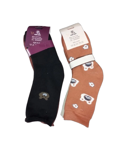 PACK 4 PARES CALCETINES MUJER INVIERNO - 1