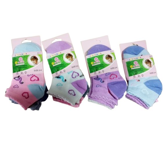 PACK 12 PARES CALCETINES NIÑOS 2 AÑOS A 4 AÑOS - 1