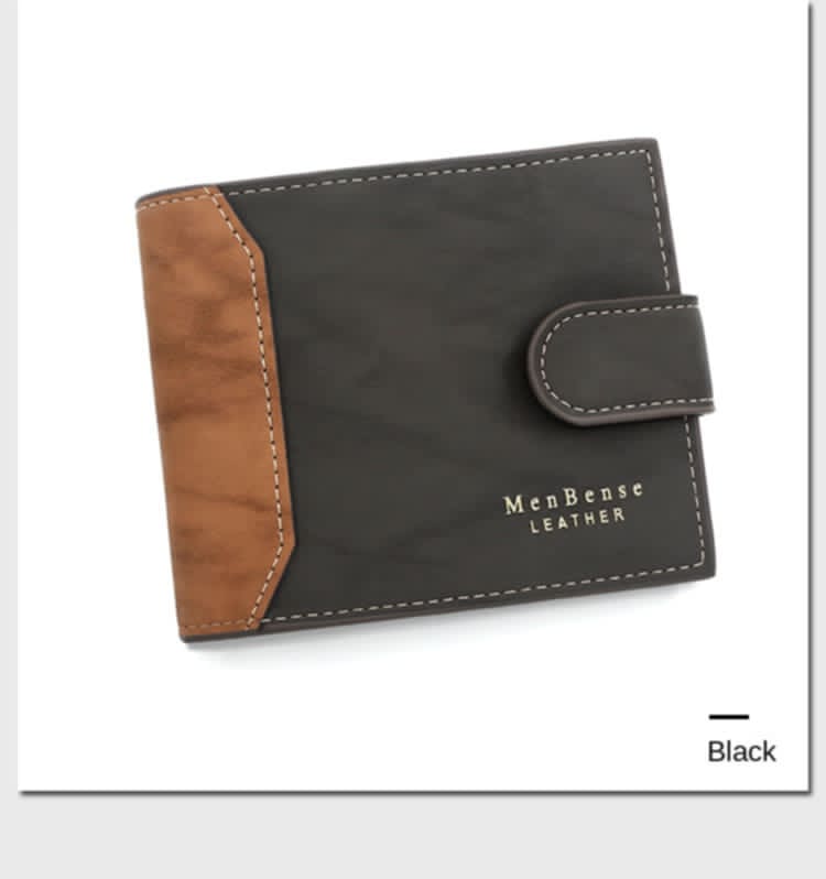 BILLETERA HOMBRE DE CUERO SINTETICO - 1