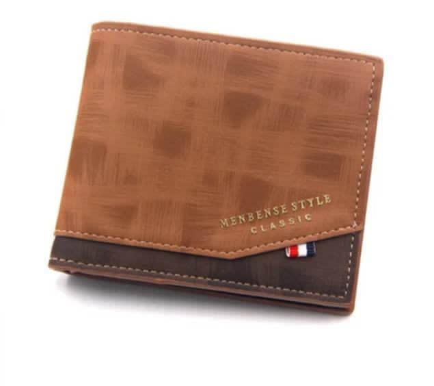 BILLETERA HOMBRE DE CUERO SINTETICO - 1