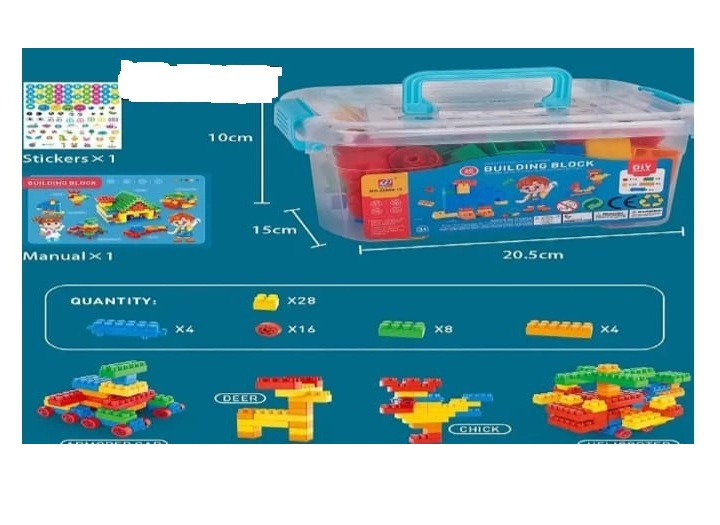 JUGUETE CAJA LEGO ARMABLES 60UNDS - 1