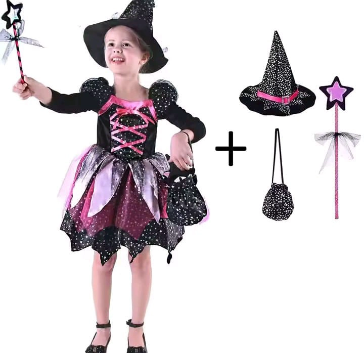 SET DISFRAZ Y ACCESORIOS PARA NIÑA 5 A 6 AÑOS - 1
