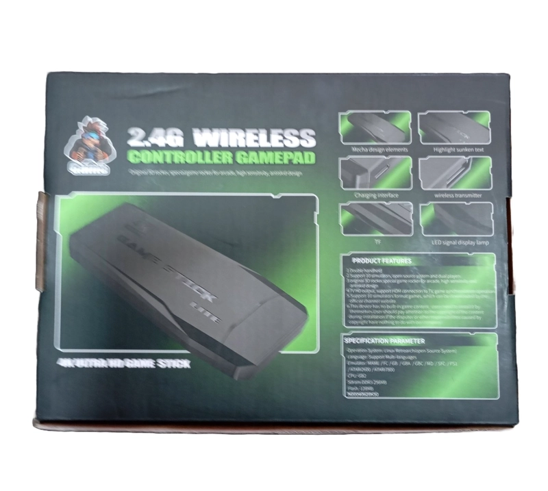 CONSOLA DE JUEGOS TIPO PENDRIVE HDMI+ 2 CONTROLES 2.4 G WIRELESS - 1