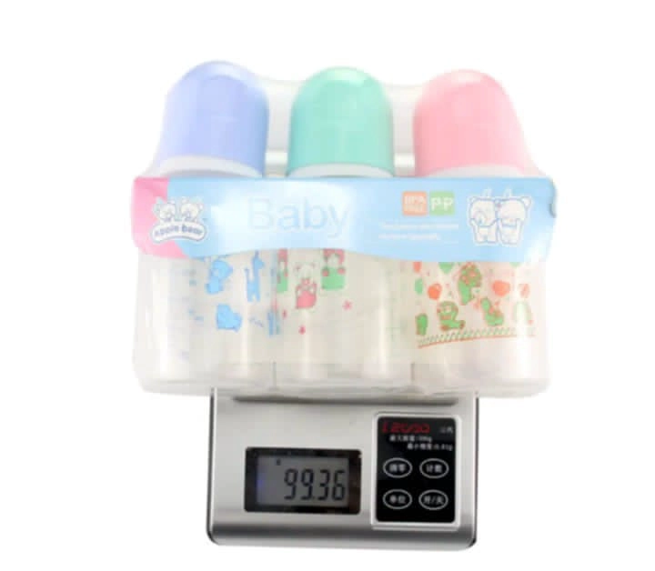 PACK 3 MINI MAMADERA 120ML PARA BEBE - 1