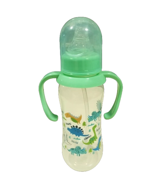 MAMADERA CON BOMBILLA BEBE  ANTI DERRAME 280ML - 1