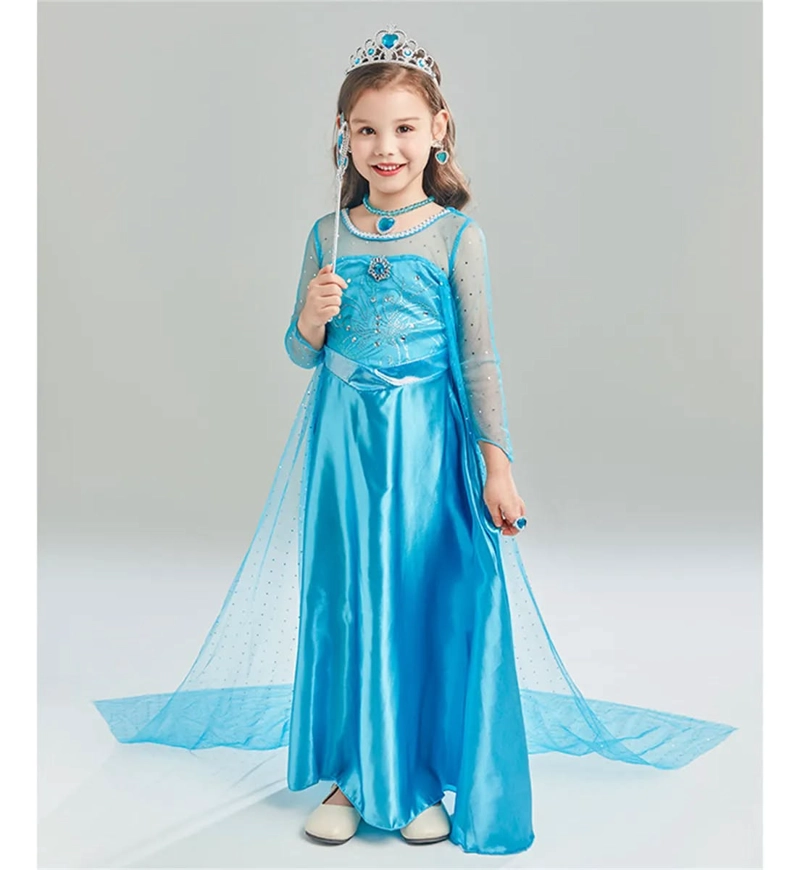 SET DISFRAZ VESTIDO Y ACCESORIOS PARA NIÑA 5 A 6 AÑOS - 1