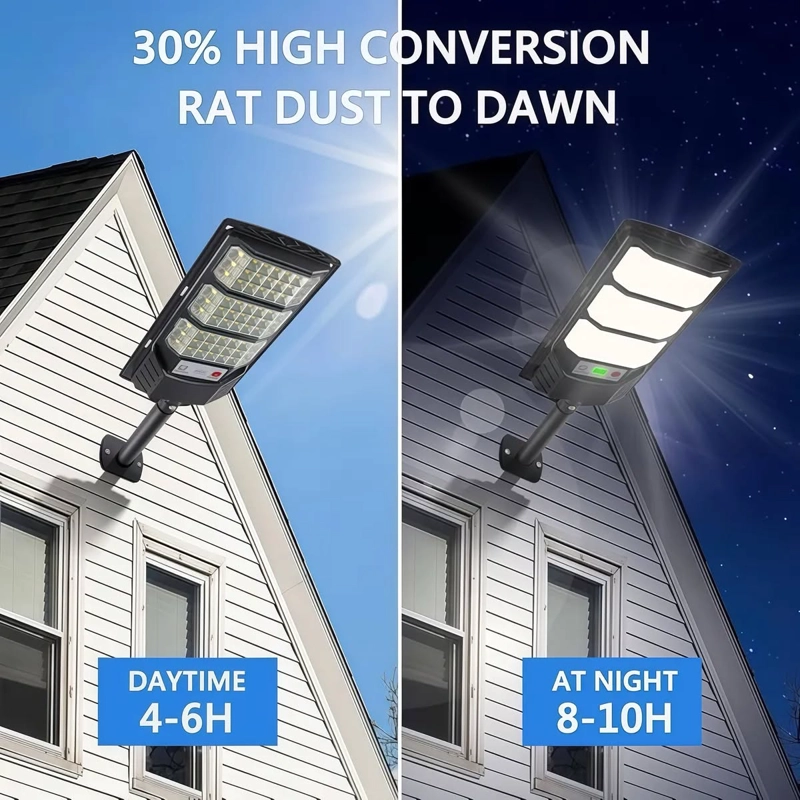 Pack 2 FOCOs REFLECTORE SOLAR LED EXTERIOR SENSOR CON  SOPORTE 300W - 1