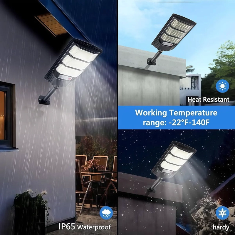 Pack 2 FOCOs REFLECTORE SOLAR LED EXTERIOR SENSOR CON  SOPORTE 300W - 2