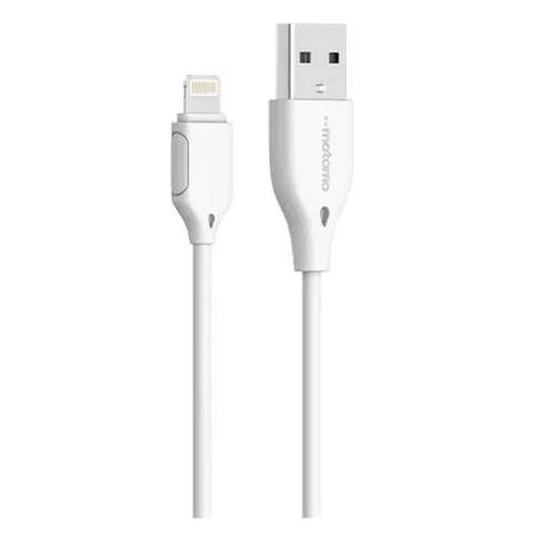CARGADOR MOTOMO DOBLE USB + CABLE USB PARA IPHONE - 1