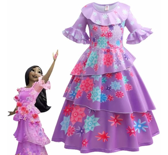 PACK VESTIDO DISFRAZ Y CARTERA DE TELA TALLA 120CM (4 A 5 AÑOS ) - 2