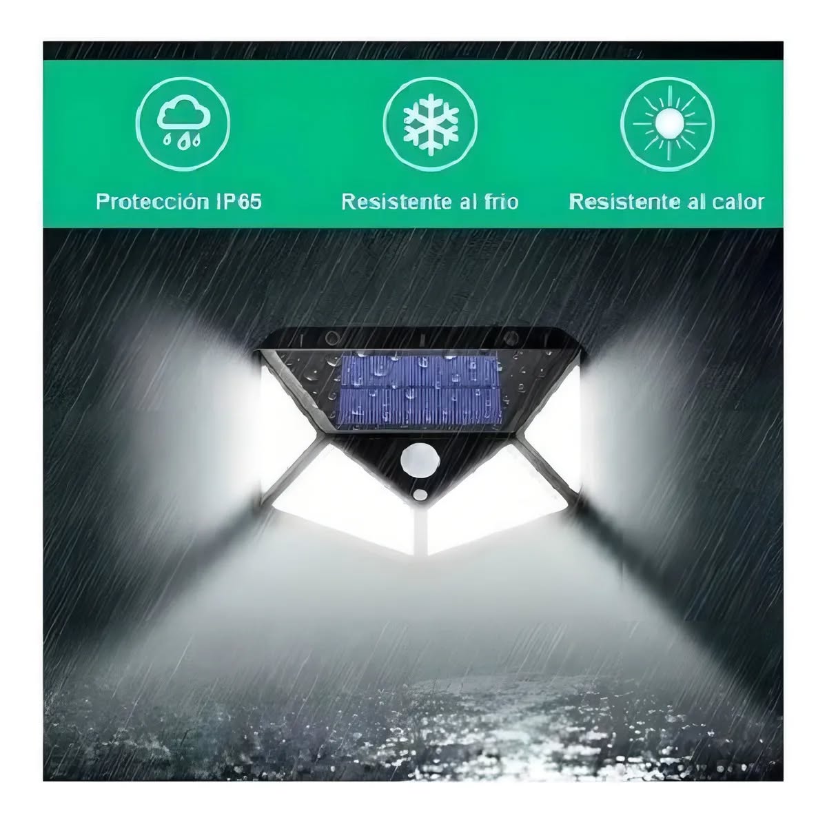 FOCO SOLAR SENSOR DE MOVIMIENTO BK-100 - 3