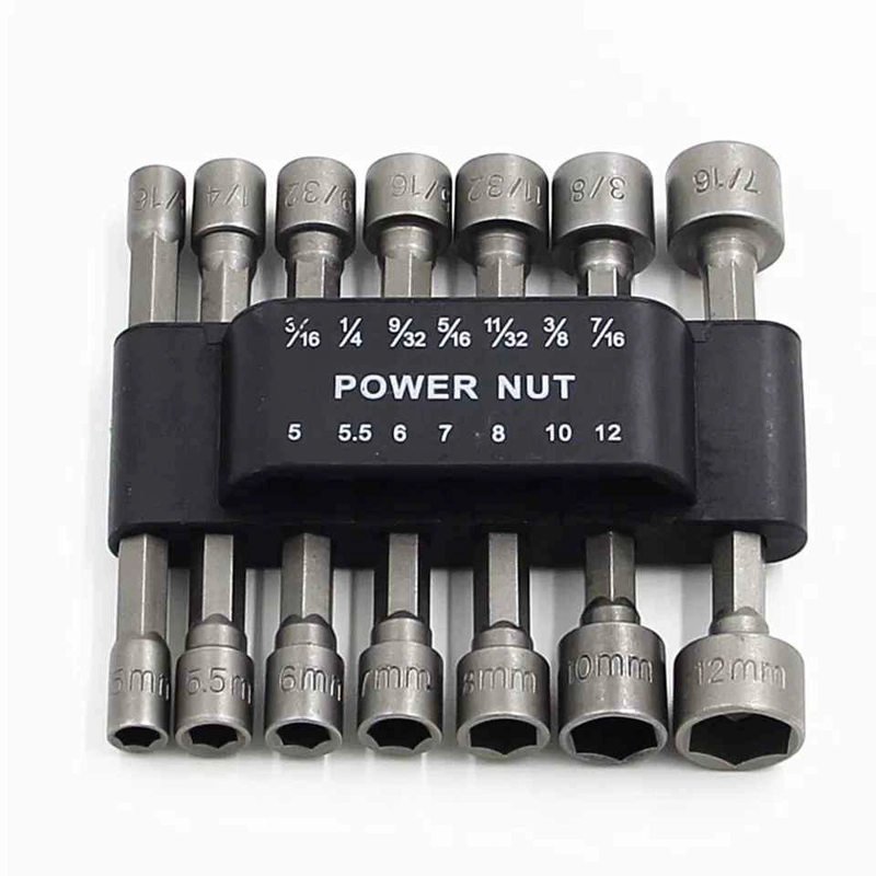 JUEGO DE HERRAMIENTAS DE INSERCION DE DESTORNILLADOR NEUMATICO, LLAVE HEXAGONAL INTERNA - 3