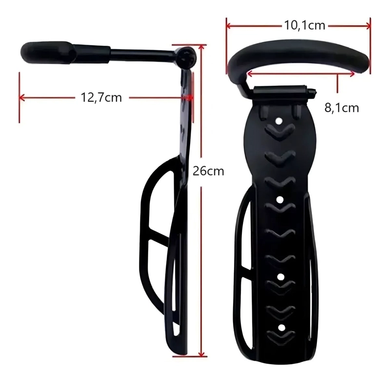 SOPORTE PORTABICICLETAS DE PARED CON GANCHO 19003 - 2