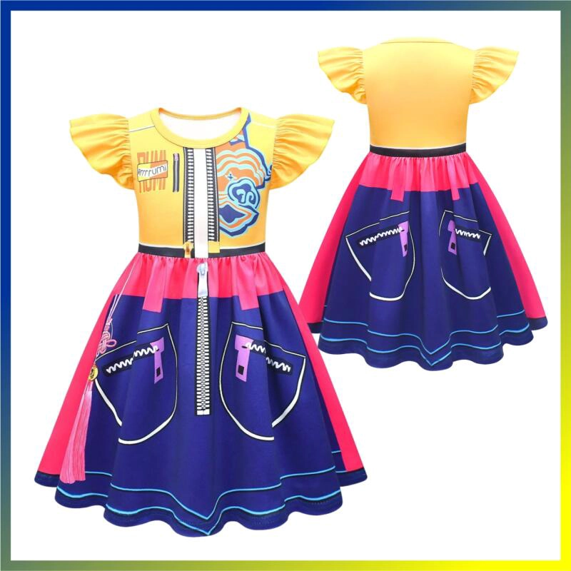 VESTIDO DISFRAZ K POP PARA NIÑA TALLA 110 ( 3 A 4 AÑOS) - 1