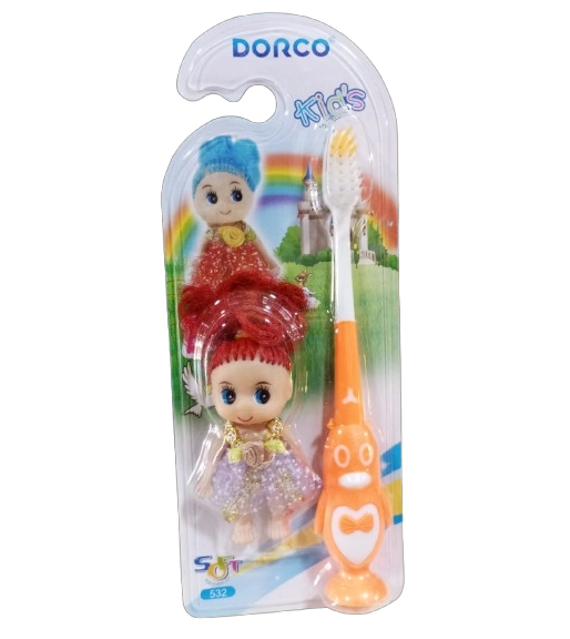 SET CEPILLO DE DIENTES CON MUÑECA PARA NIÑA. ENVIA MODELO DE MUÑECA ALEATORIO - 1