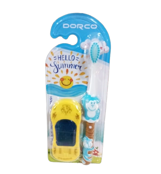 SET CEPILLO DE DIENTES CON AUTO PARA NIÑOS. - 1