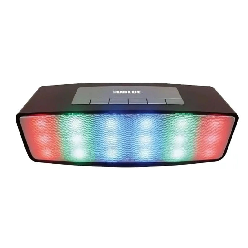 PARLANTE PORTATIL BT MULTICOLOR ENTRADA SD RADIO FM DBLUE DBS081BK - 1