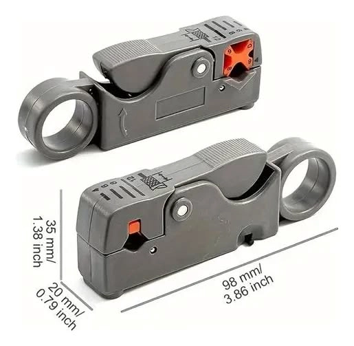 CORTADOR PELADOR CABLE COAXIAL RG6, RG59, RG58 - 6